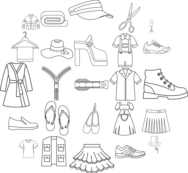 拼接图标设置轮廓风格图片下载