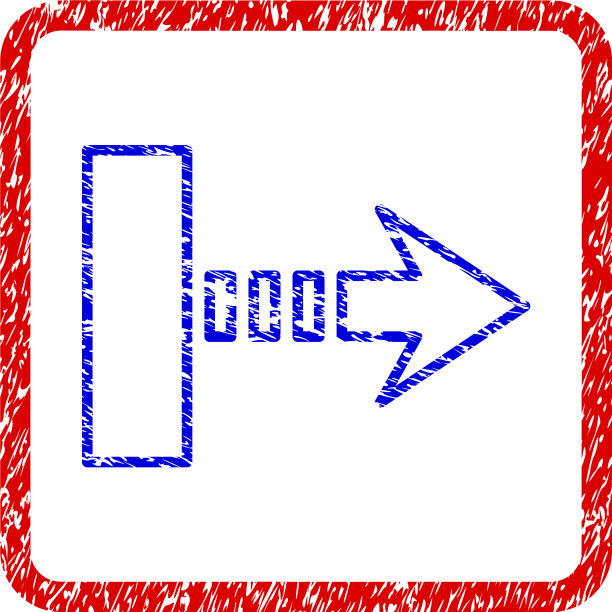 拉箭头右grunge框架图标图片下载