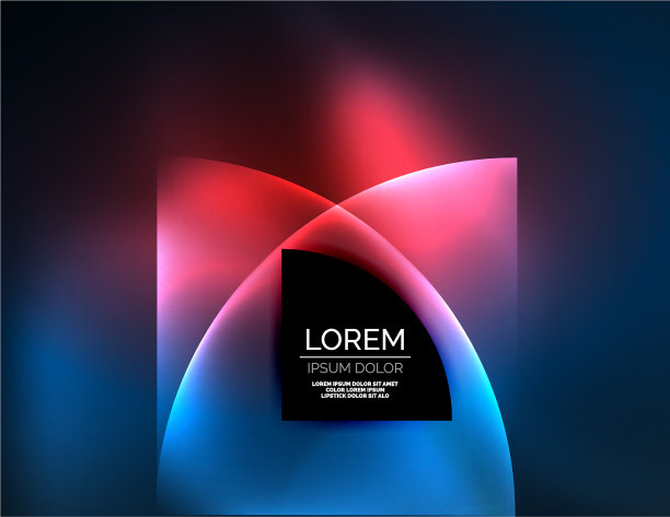 抽象的圆的旗帜图片下载