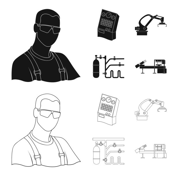 现代设备和其他黑色的网络图标图片下载