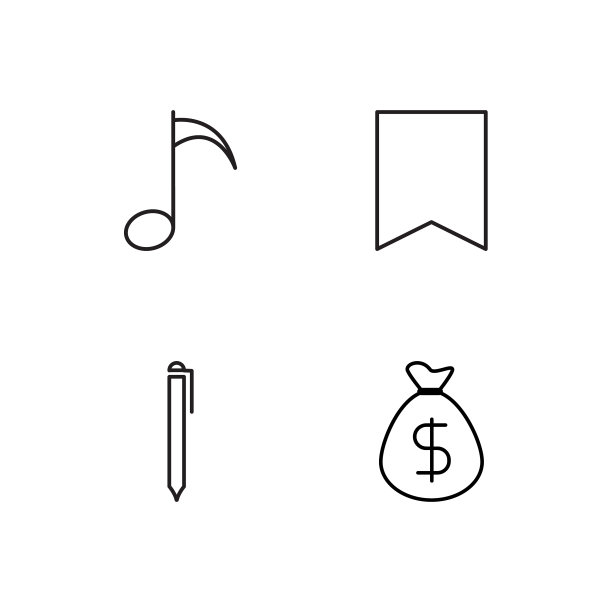 业务简单概述图标集图片下载