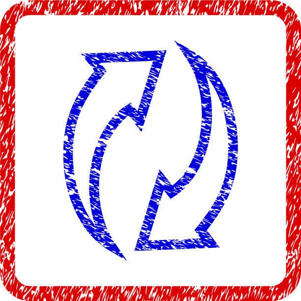 刷新箭头垃圾框图标图片下载