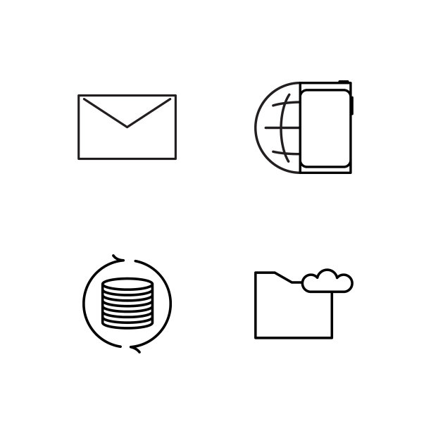 业务简单概述图标集图片下载