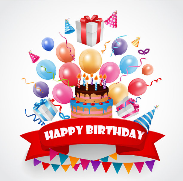 生日庆祝活动背景图片下载