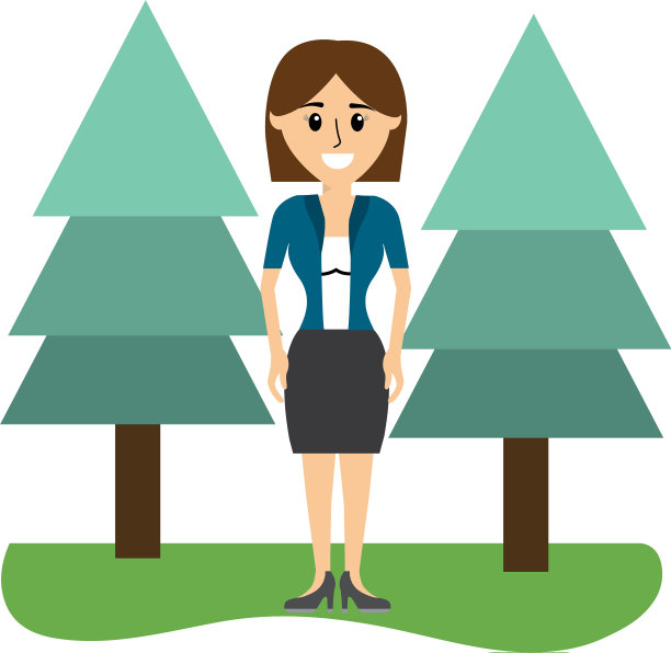 微笑女人优雅的衣服和发型图片下载