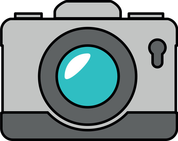 相机摄影孤立图标图片下载