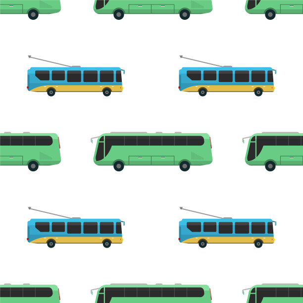 城市交通公共行业无缝公交图片下载