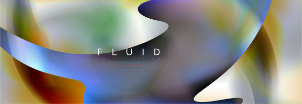 抽象背景全息液体颜色图片下载