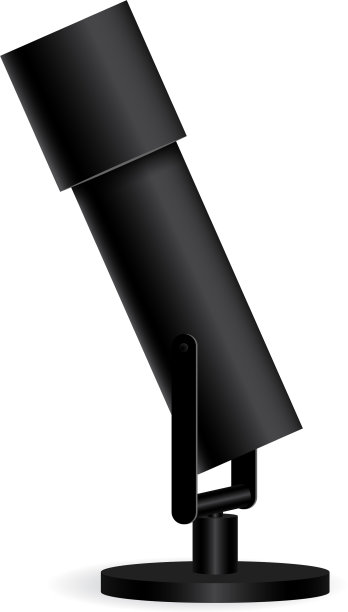 黑色探照灯安装火灾图片下载