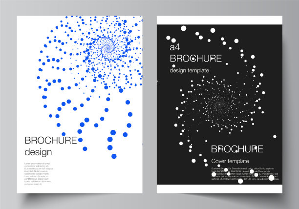 a4格式的现代封面布局图片下载