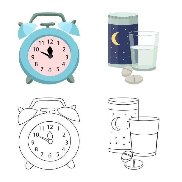 梦想和夜晚的图标集图片下载