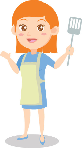 家庭主妇烹饪设计的特点图片下载