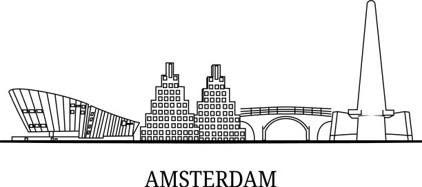 景观城市轮廓图片下载