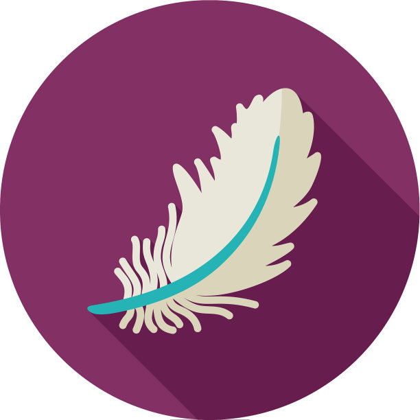 羽毛图标图片下载