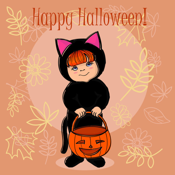 万圣节快乐卡图片下载