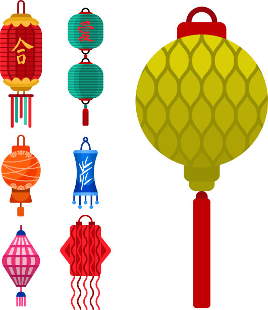 中国灯笼是传统的纸打火机图片下载
