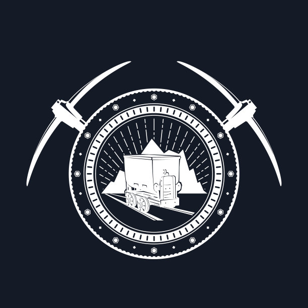 采矿业的标志图片下载