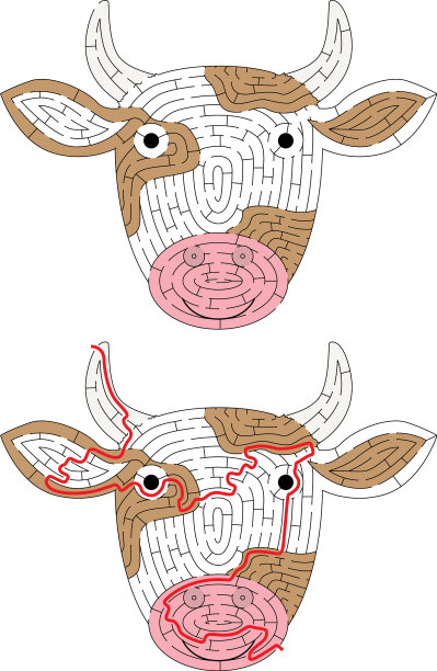 牛迷宫图片下载