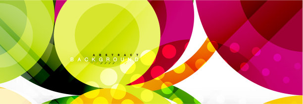 抽象彩色几何构图图片下载