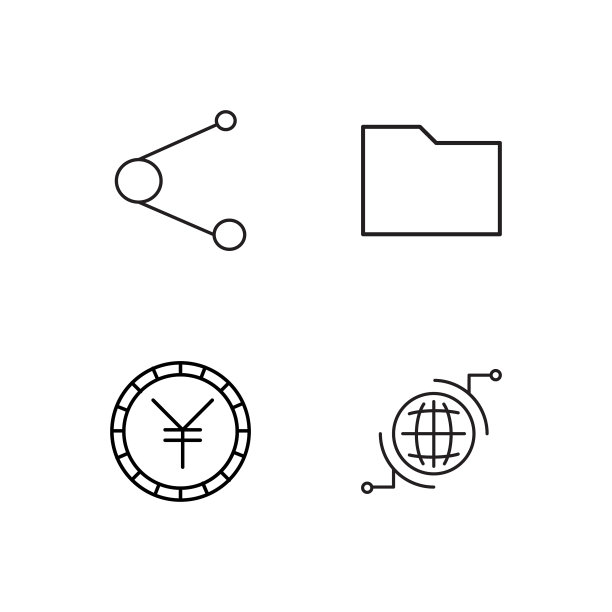 业务简单概述图标集图片下载
