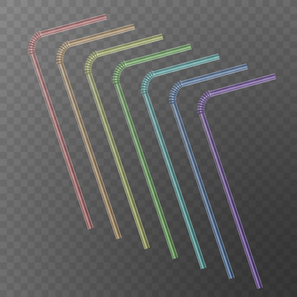 吸管的饮料饮用彩虹吸管图片下载