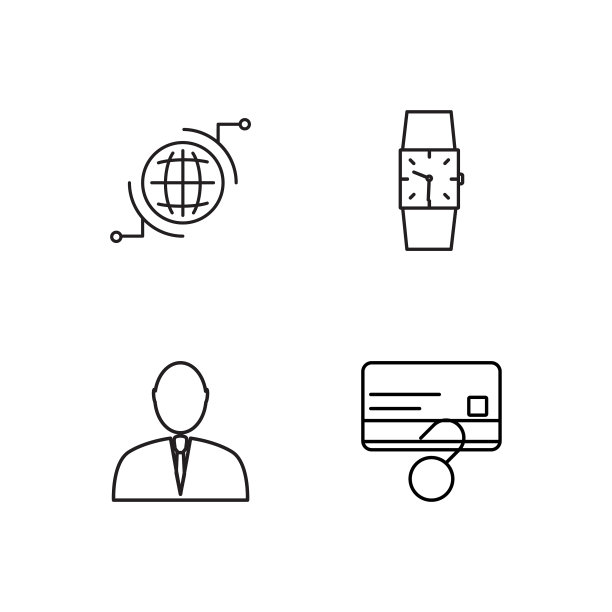 业务简单概述图标集图片下载