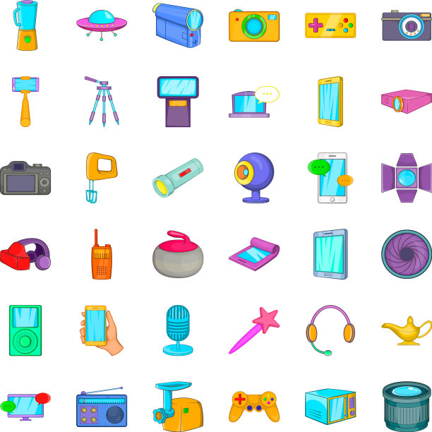 触摸图标设置卡通风格图片下载