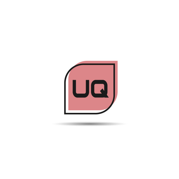 字母UQ LOGO模板设计图片下载