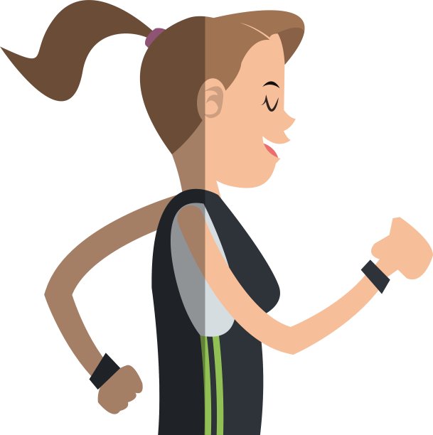 女人卡通图标图片下载