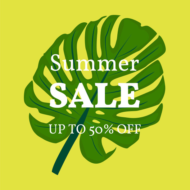 背景与叶热带monser与图片下载