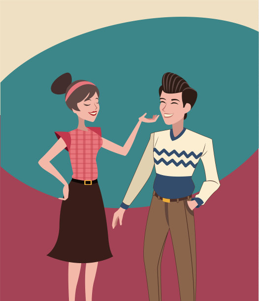 母亲和父亲的复古背景图片下载