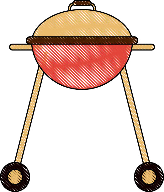 烧烤烤架孤立图片下载