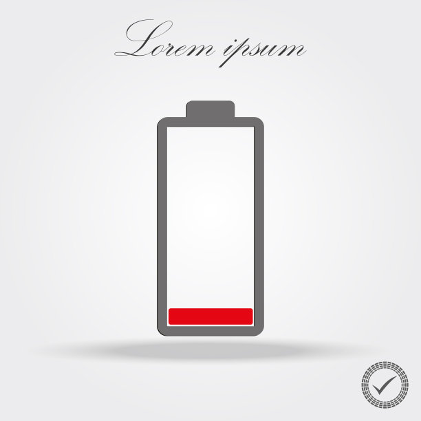 电池图标上的白色图片下载