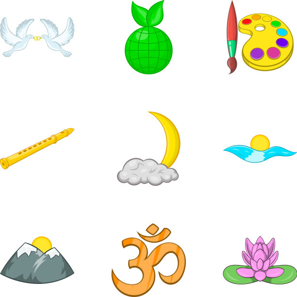 全体一致图标设置卡通风格图片下载