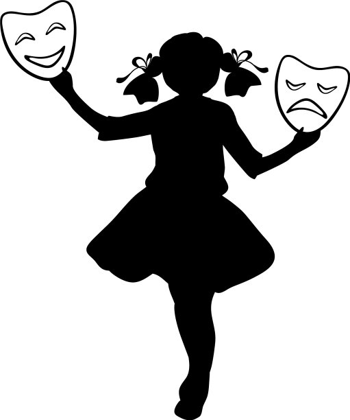 剪影女演员世界剧场日图片下载