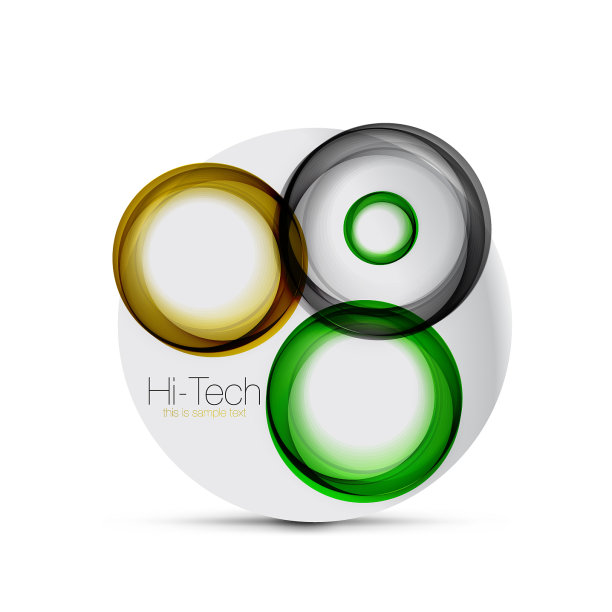 圆网页布局-数字技术球-网页图片下载