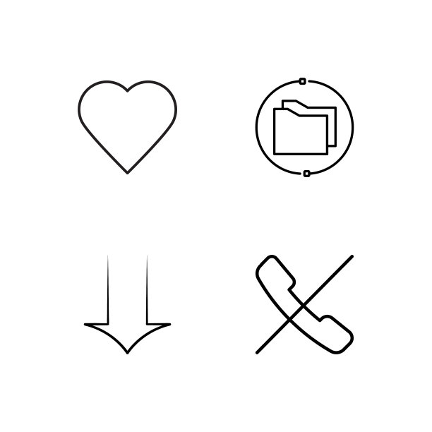 业务简单概述图标集图片下载