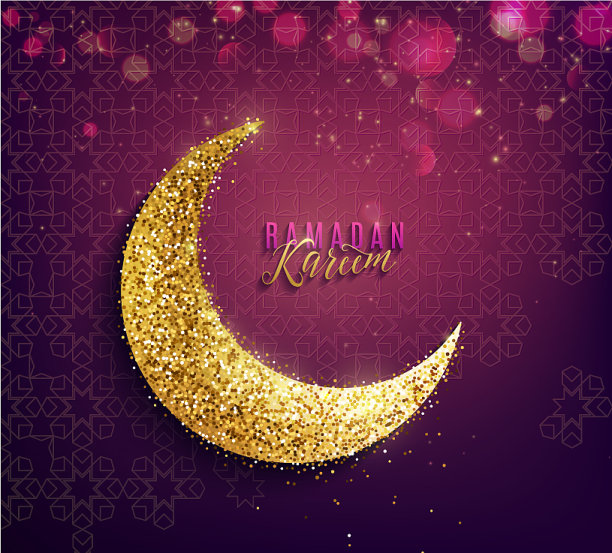 斋月卡里姆背景伊斯兰新月图片下载