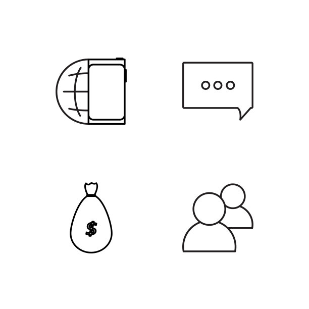 业务简单概述图标集图片下载