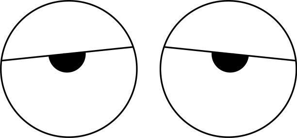 抽象的卡通眼睛图片下载