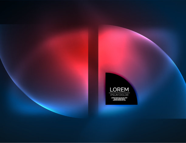 抽象的圆的旗帜图片下载