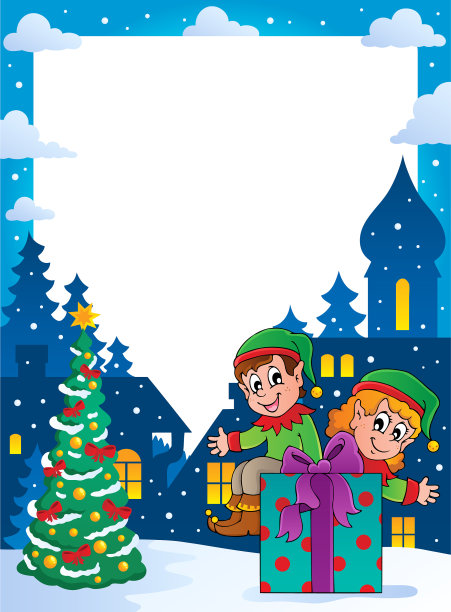 圣诞主题框架4图片下载