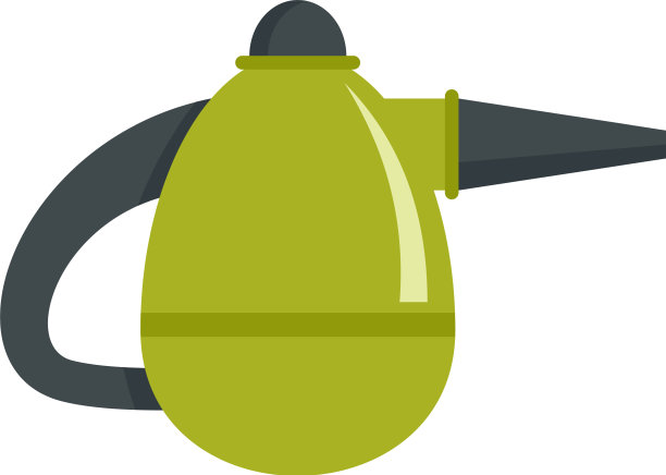 小手真空吸尘器图标平面风格图片下载