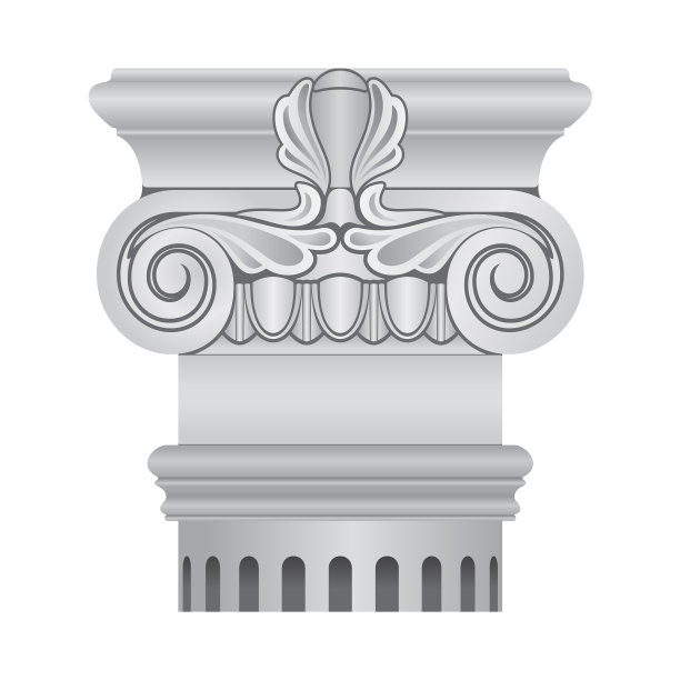 柱形希腊大写字母图片下载