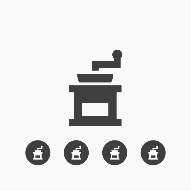 简约咖啡研磨器图标图片下载