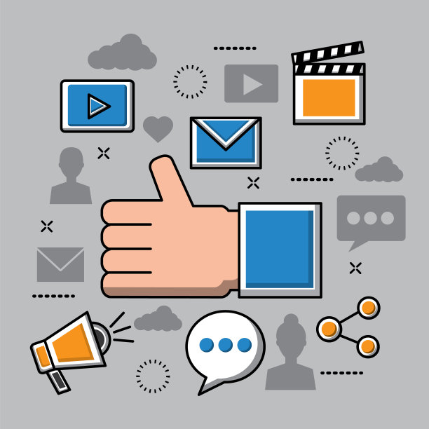 社交媒体网络图片下载