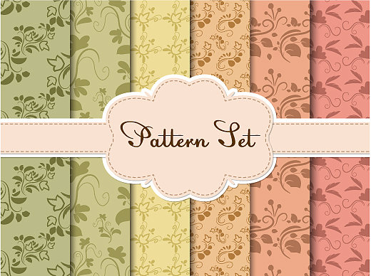 一套明亮的无缝背景为您的设计图片下载