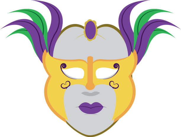 孤立的掩模设计图片下载