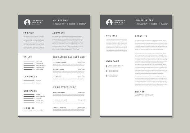 简历简历模板设计图片下载