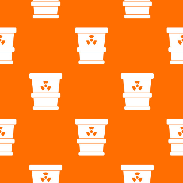 含有放射性废料的垃圾桶图片下载